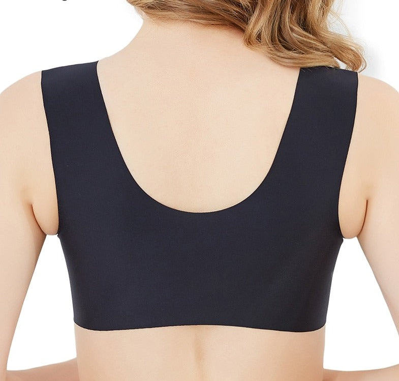 Brasier sin varillas, Push up, cierre frontal, tirantes anchos. Agregr 3 tallas mas para pedir tu talla, por ejemplo si eres 34 pedir 40