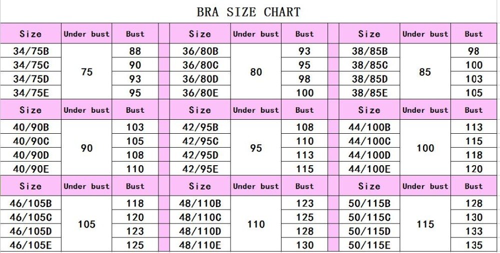 Brasier sin varillas, Push up, cierre frontal, tirantes anchos. Agregr 3 tallas mas para pedir tu talla, por ejemplo si eres 34 pedir 40