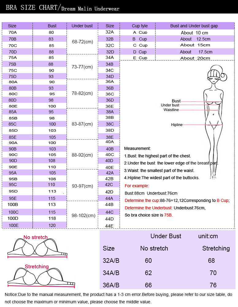 Bra Sexy, moda, Soporte fuerte, copa completa. FAVOR DE SUMAR 2 TALLAS A TU TALLA NORMAL, EJ. SI ERES 36 PIDE 40
