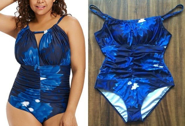 Traje de baño una pieza tallas plus, variedad de modelos