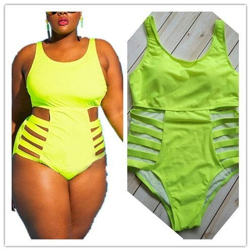 Traje de baño una pieza tallas plus, variedad de modelos
