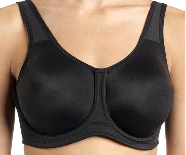 Brasiere deportivo de alto impacto, soporte total, cobertura completa Plus Size 38 40 42 C D DD E F G