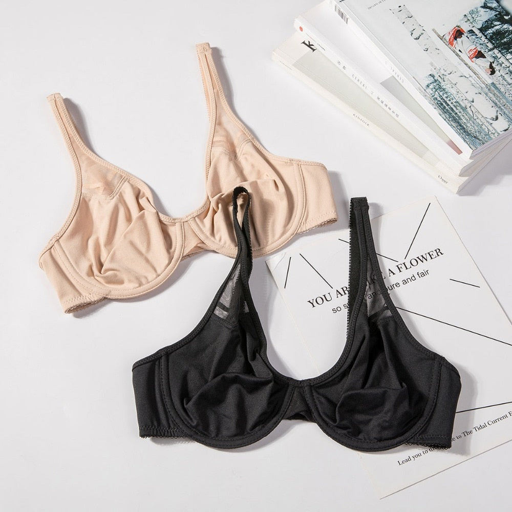Bra Minimizer. Soporte Firme. Copa Completa. Tallas Grandes